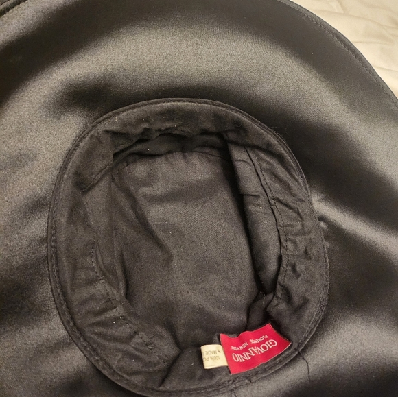 Hat gorgeous black Church hat w/ rhinestone - Picture 5 of 7